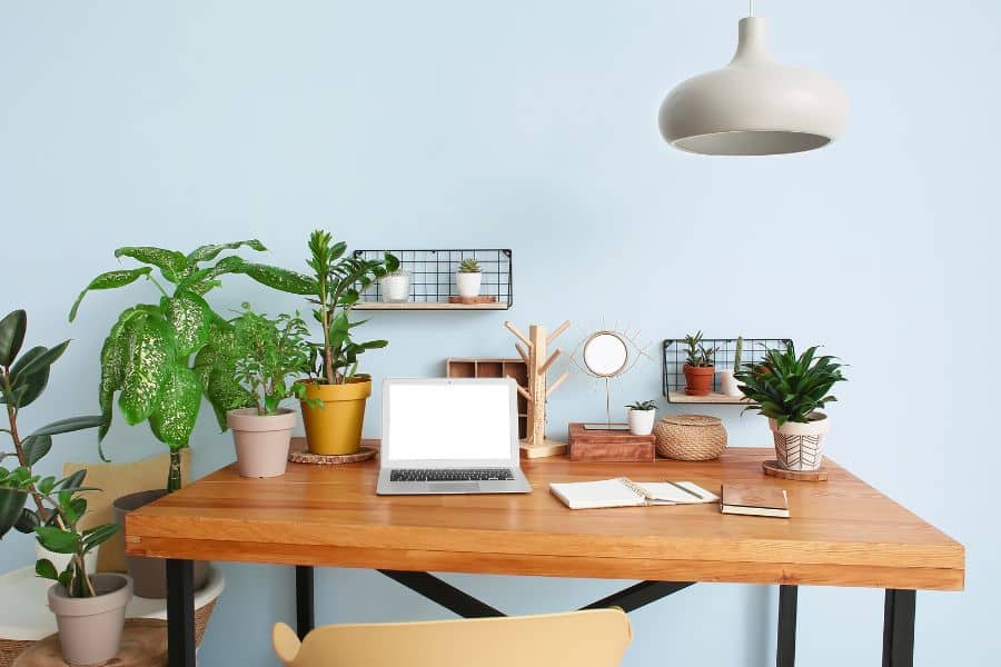 interieur eco design : exemple d'un bureau